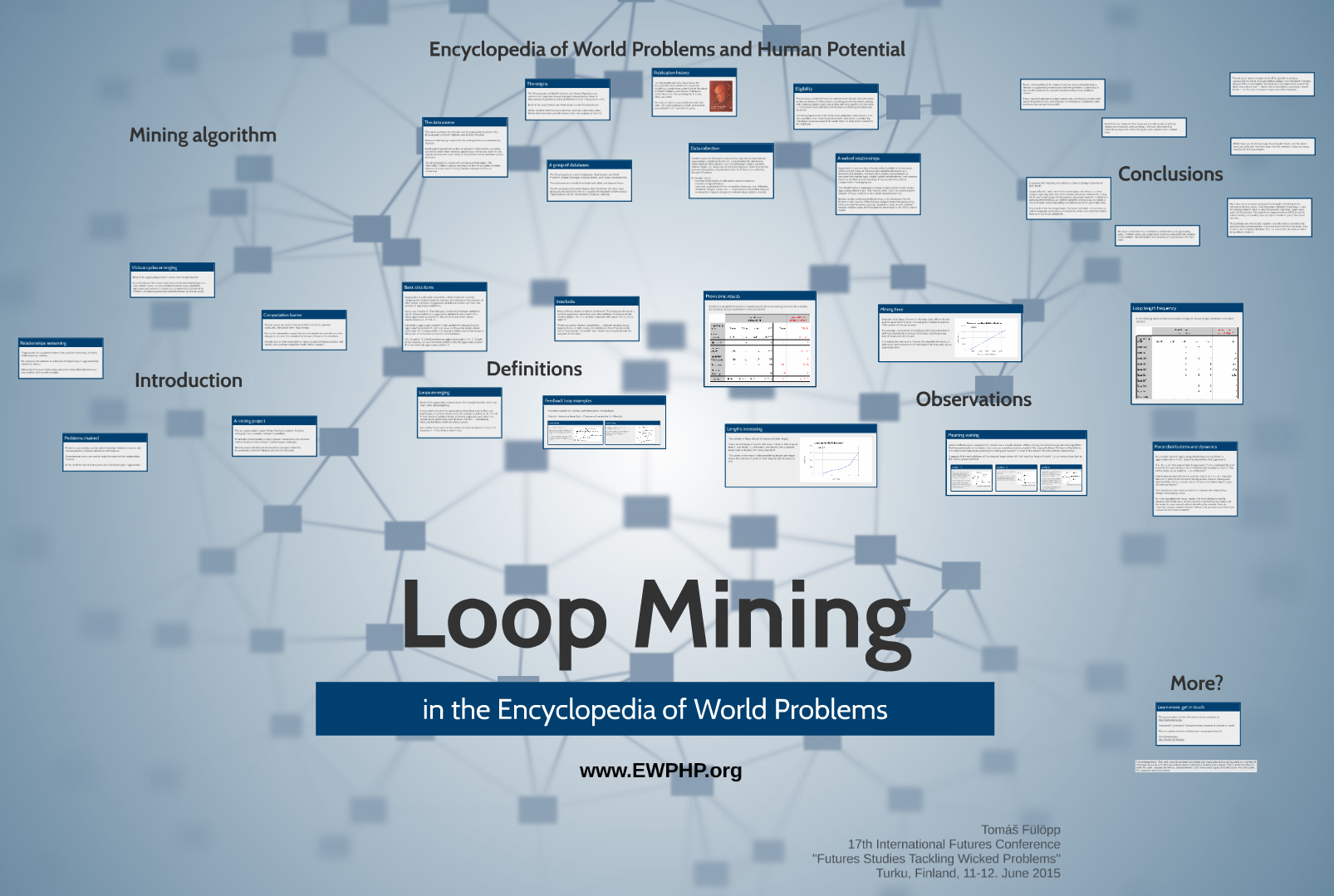Screenshot of the loop mining presentation