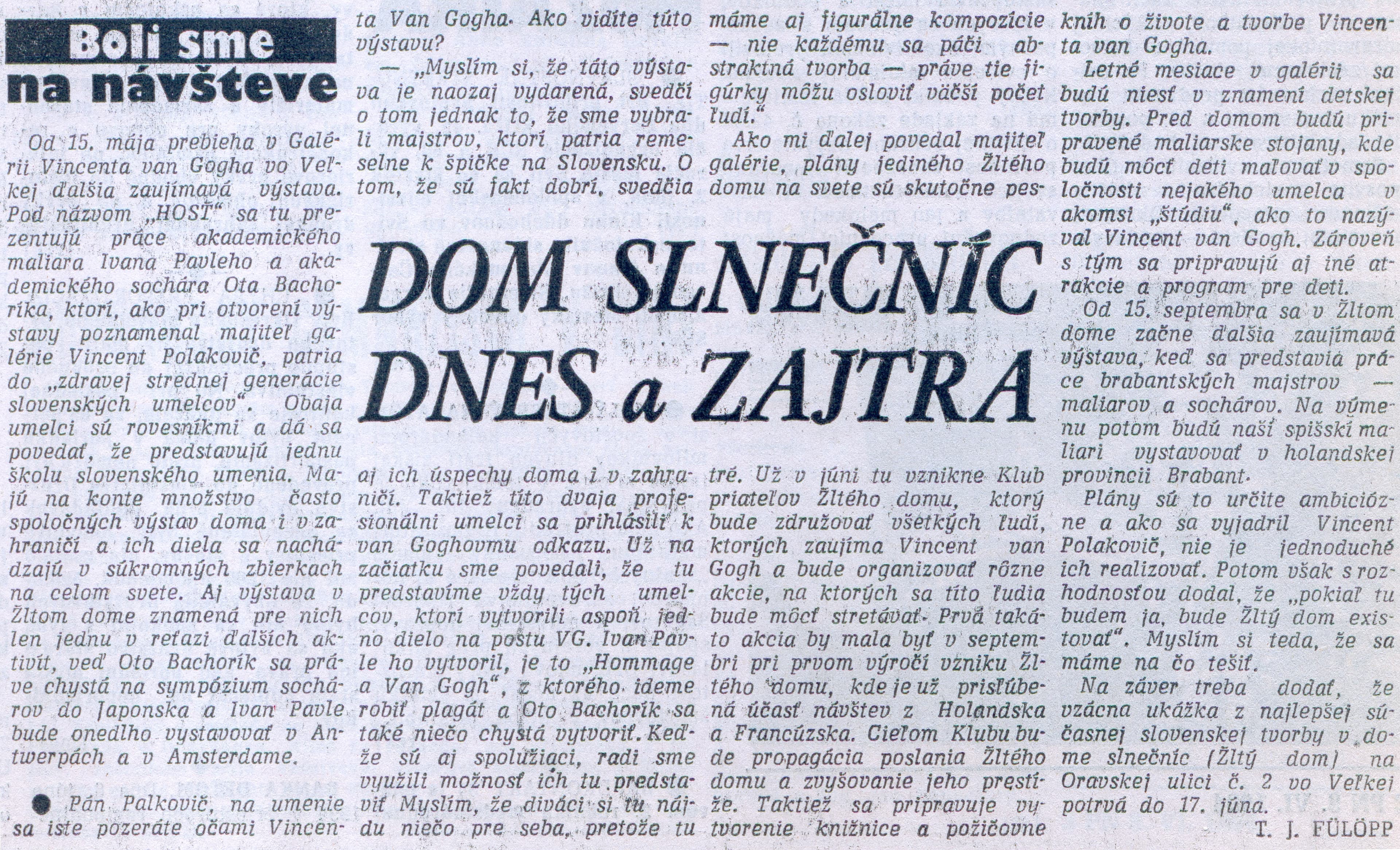 Podtatranské noviny č. 23, 9. júna 1994, str. 1